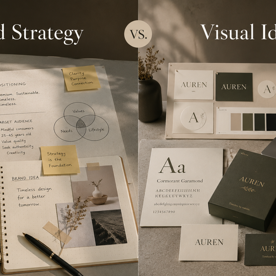 Brand Strategy vs. Visual Identity