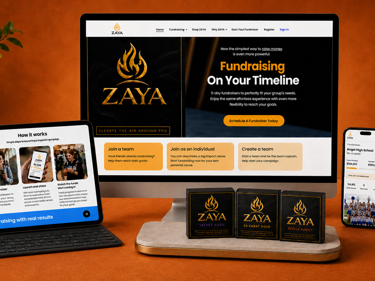 Custom Web Development • UX/UI • Fundraising Platform
