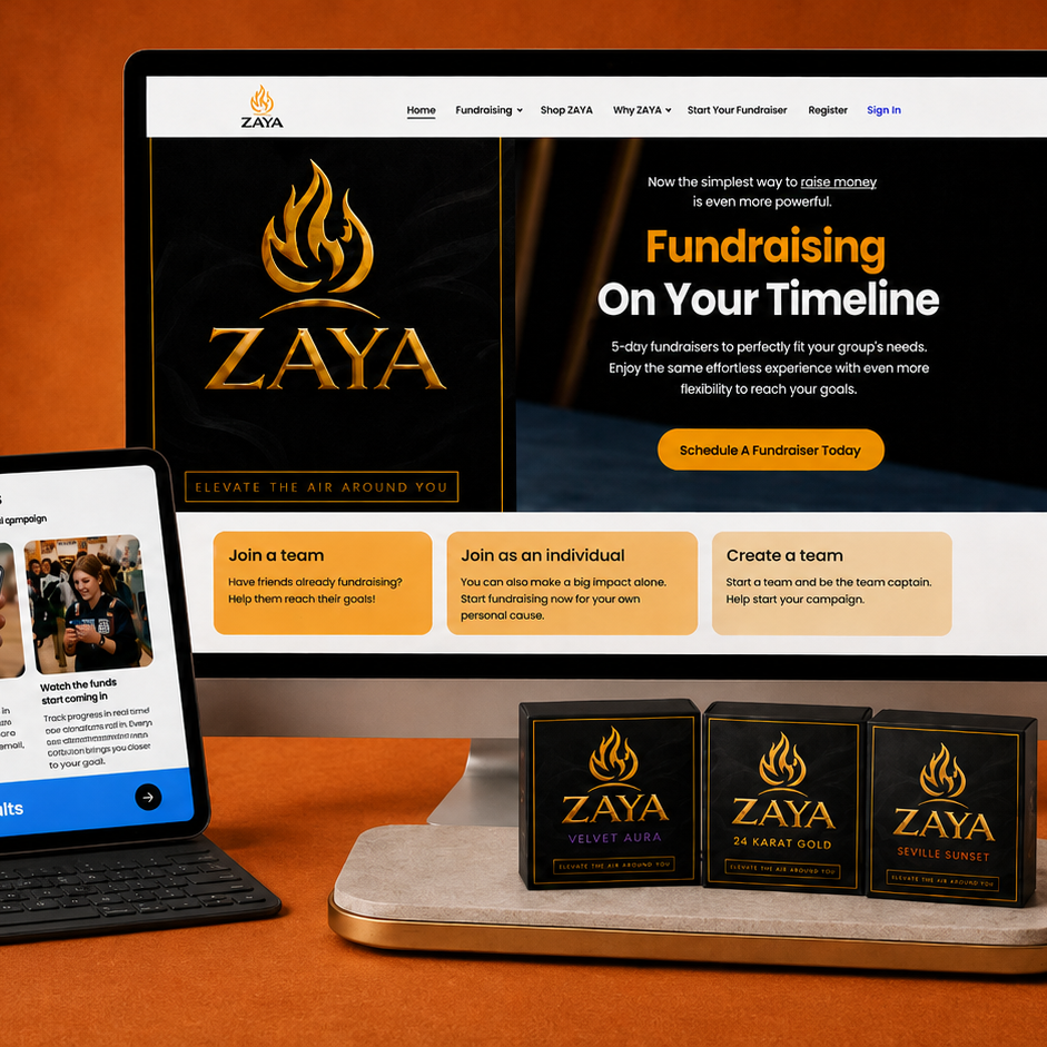 Custom Web Development • UX/UI • Fundraising Platform