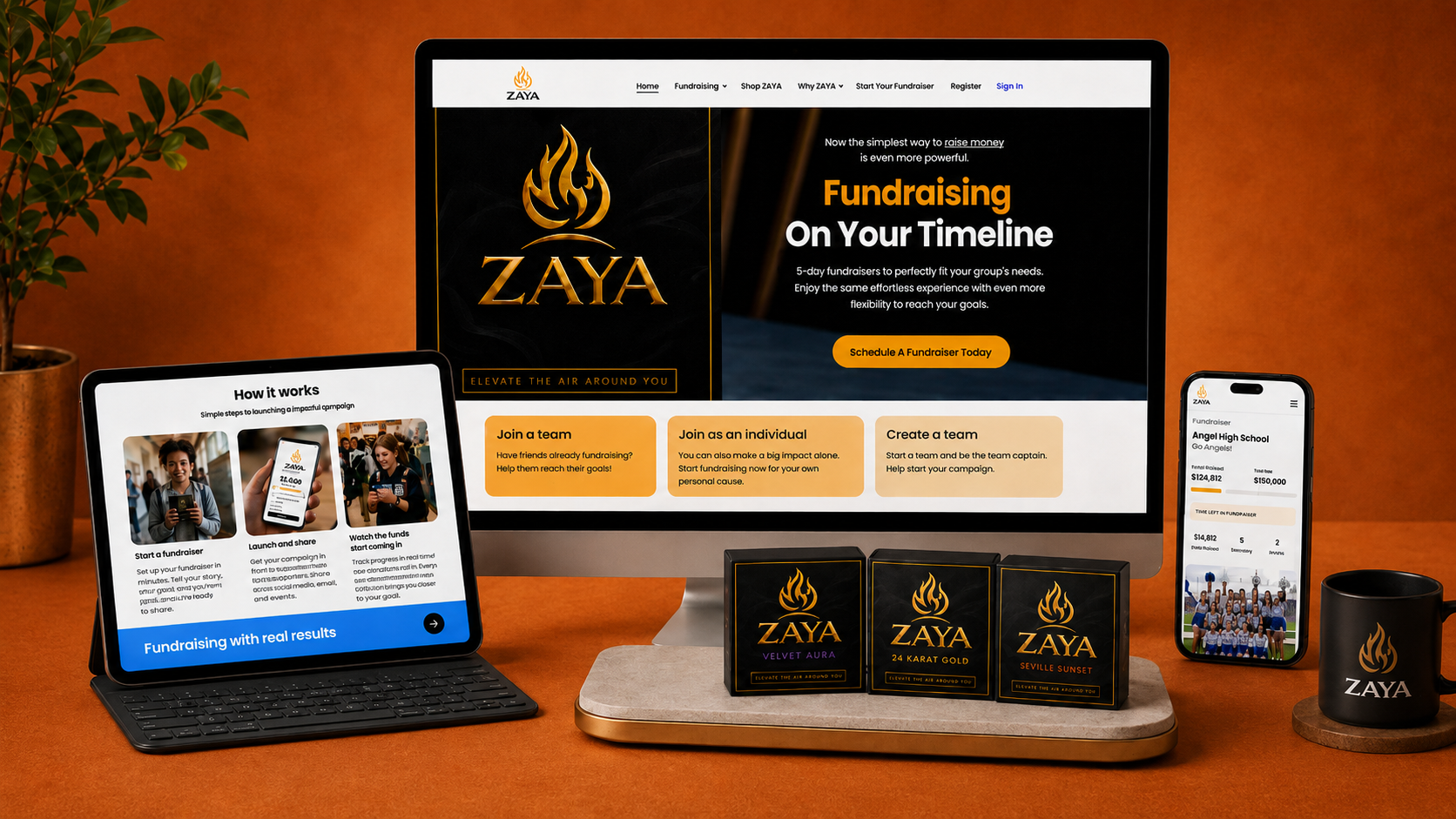 Custom Web Development • UX/UI • Fundraising Platform